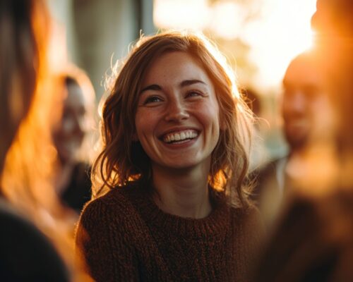 Business people are smiling and chatting person natural bright. Business people are smiling and chatting person natural bright.