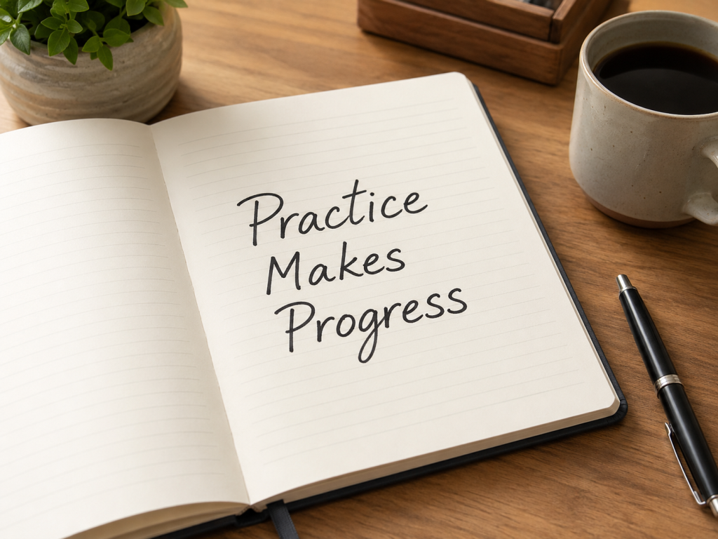 coaching practice makes progress